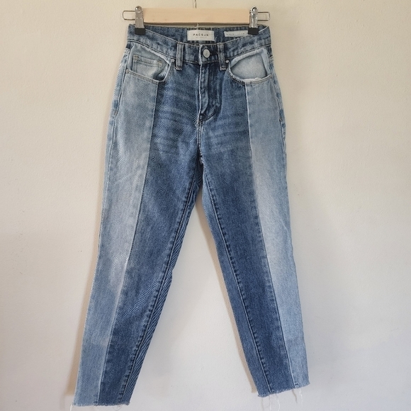 PacSun Vintage Icon two toned raw hem jeans size 23 - Picture 1 of 6